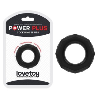 POWER PLUS Cockring Black Lovetoy