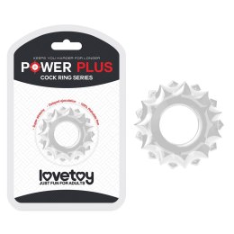 POWER PLUS Cockring Clear Lovetoy
