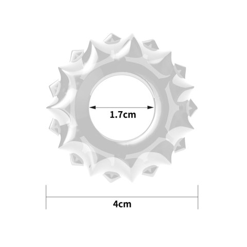 POWER PLUS Cockring Clear Lovetoy POWER PLUS Cockring Clear Lovetoy