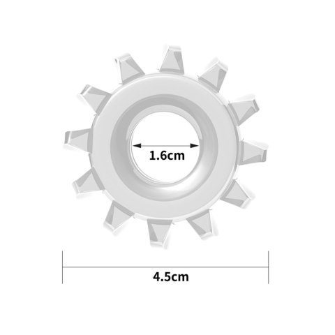 POWER PLUS Cockring Clear Lovetoy POWER PLUS Cockring Clear Lovetoy