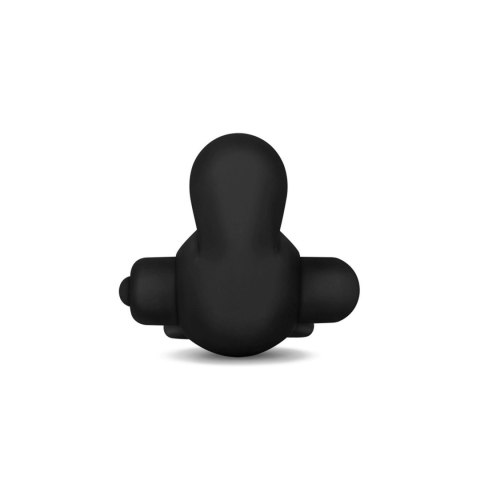 Power Clit Duo Silicone Cockring Black Lovetoy Power Clit Duo Silicone Cockring Black Lovetoy