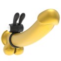 Power Clit Silicone Cockring Black Lovetoy Power Clit Silicone Cockring Black Lovetoy