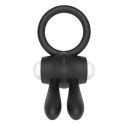 Power Clit Silicone Cockring Black Lovetoy Power Clit Silicone Cockring Black Lovetoy