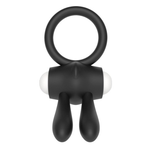 Power Clit Silicone Cockring Black Lovetoy Power Clit Silicone Cockring Black Lovetoy