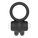 Power Clit Silicone Cockring Black Lovetoy Power Clit Silicone Cockring Black Lovetoy