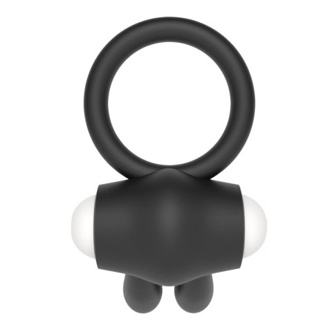 Power Clit Silicone Cockring Black Lovetoy Power Clit Silicone Cockring Black Lovetoy