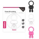 Power Clit Silicone Cockring Black Lovetoy Power Clit Silicone Cockring Black Lovetoy