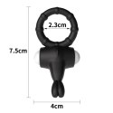 Power Clit Silicone Cockring Black Lovetoy Power Clit Silicone Cockring Black Lovetoy