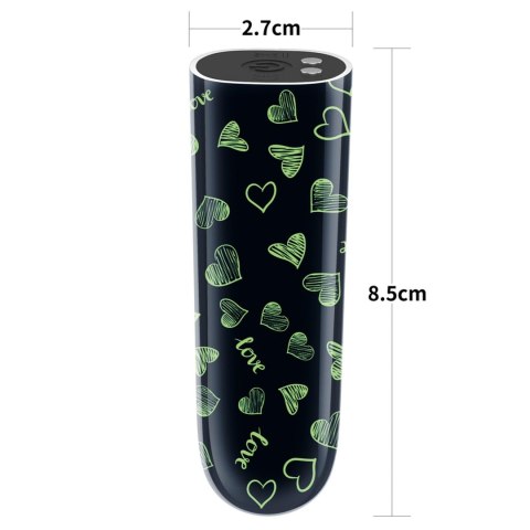 Rechargeable Glow-in-the-dark Heart Massager Lovetoy Rechargeable Glow-in-the-dark Heart Massager Lovetoy