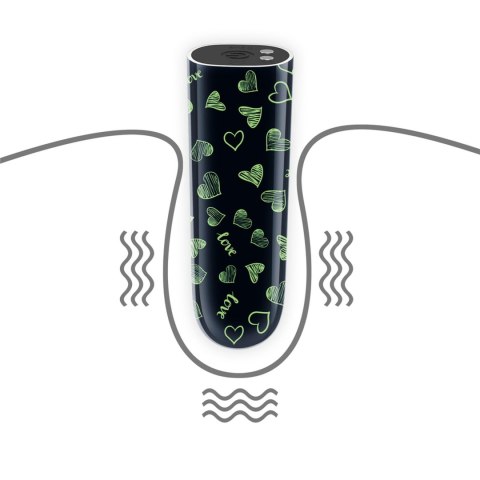 Rechargeable Glow-in-the-dark Heart Massager Lovetoy Rechargeable Glow-in-the-dark Heart Massager Lovetoy