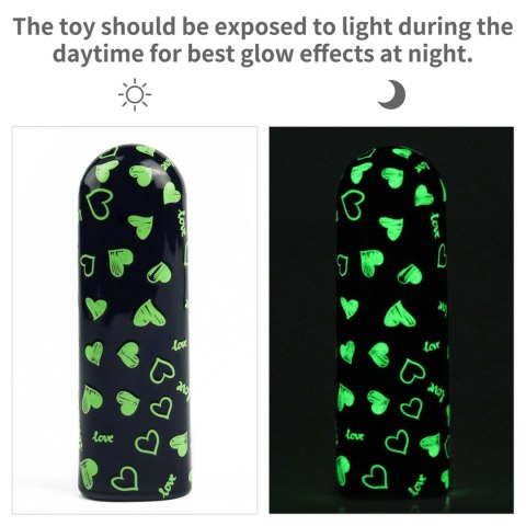 Rechargeable Glow-in-the-dark Heart Massager Lovetoy Rechargeable Glow-in-the-dark Heart Massager Lovetoy