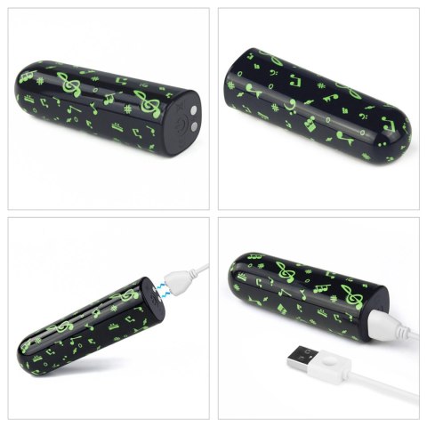 Rechargeable Glow-in-the-dark Music Massager Lovetoy Rechargeable Glow-in-the-dark Music Massager Lovetoy
