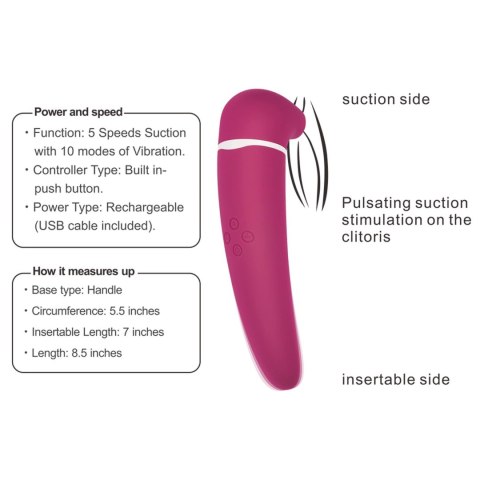 Toyz4Partner Premium Vacuum Suction Stimulator Pink Lovetoy Toyz4Partner Premium Vacuum Suction Stimulator Pink Lovetoy