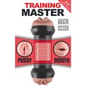 Training Master Double Side Stroker Mouth and Pussy Lovetoy Training Master Double Side Stroker Mouth and Pussy Lovetoy