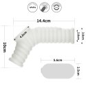 Vibrating Wave Knights Ring with Scrotum Sleeve (White) Lovetoy Vibrating Wave Knights Ring with Scrotum Sleeve (White) Lovetoy