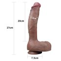 10.5'' Dual layered Platinum Silicone Cock Lovetoy 10.5'' Dual layered Platinum Silicone Cock Lovetoy
