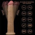 10'' Dual Layered Platinum Silicone Rotator Lovetoy 10'' Dual Layered Platinum Silicone Rotator Lovetoy