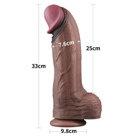 13"""" Dual Layered Silicone Cock XXL Lovetoy 13"""" Dual Layered Silicone Cock XXL Lovetoy