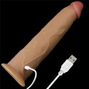 9.0'' Dual Layered Platinum Silicone Rotator Lovetoy 9.0'' Dual Layered Platinum Silicone Rotator Lovetoy