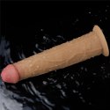 9.0'' Dual Layered Platinum Silicone Rotator Lovetoy 9.0'' Dual Layered Platinum Silicone Rotator Lovetoy
