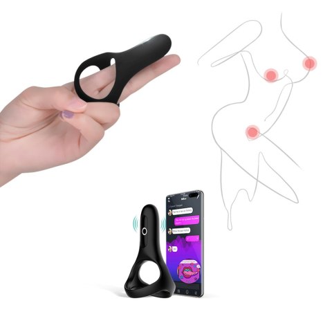 Magic Motion - Rise Smart Wearable Cockring Black Magic Motion Magic Motion - Rise Smart Wearable Cockring Black Magic Motion