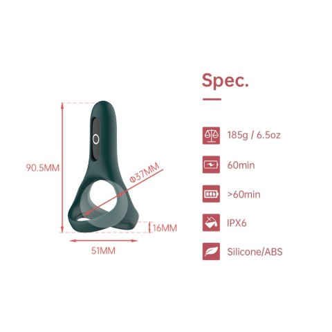 Magic Motion - Rise Smart Wearable Cockring Green Magic Motion Magic Motion - Rise Smart Wearable Cockring Green Magic Motion