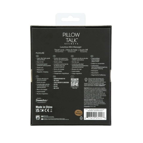 Pillow Talk - Secrets Pleasure Wand Black Pillow Talk Pillow Talk - Secrets Pleasure Wand Black Pillow Talk