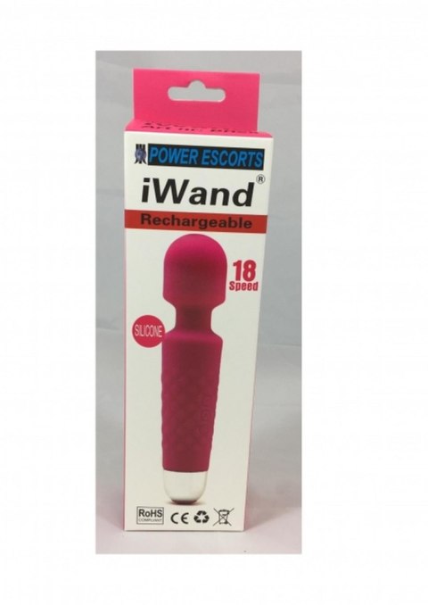Iwand pink/ purple/ black rechargeable silicone bodywand massager Power Escorts Iwand pink/ purple/ black rechargeable silicone bodywand massager Power Escorts
