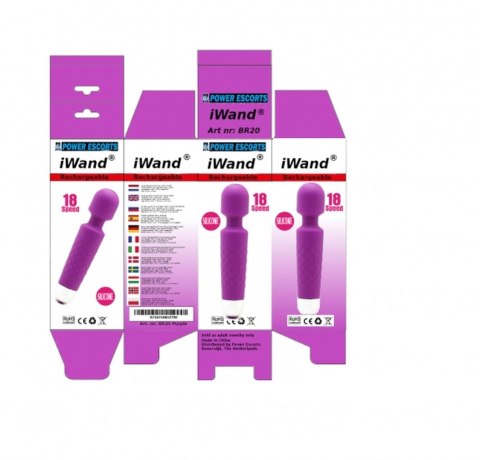 Iwand purple rechargeable silicone bodywand massager Power Escorts Iwand purple rechargeable silicone bodywand massager Power Escorts