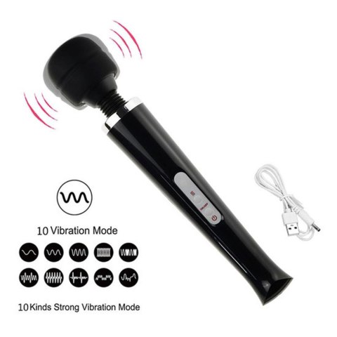Stymulator-Magic Massager Wand USB Purple 10 Function B - Series Magic Stymulator-Magic Massager Wand USB Purple 10 Function B - Series Magic