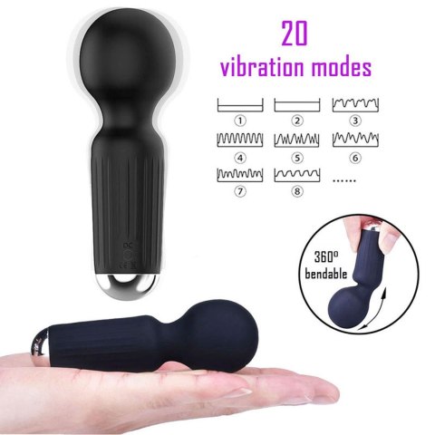 Stymulator-Rechargeable Mini Masager USB 20 Functions - Purple B - Series Magic Stymulator-Rechargeable Mini Masager USB 20 Functions - Purple B - Series Magic