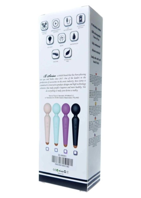 Stymulator-Rechargeable Power Wand USB 10 Functions - Blue B - Series Magic Stymulator-Rechargeable Power Wand USB 10 Functions - Blue B - Series Magic