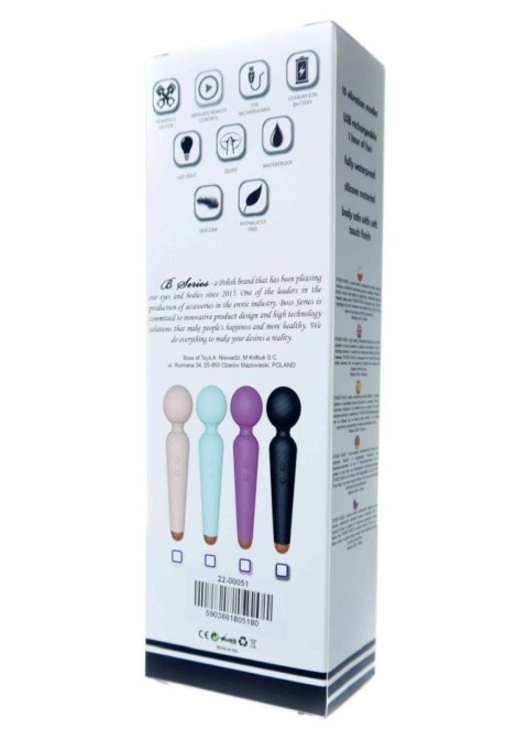 Stymulator-Rechargeable Power Wand USB 10 Functions - Purple B - Series Magic Stymulator-Rechargeable Power Wand USB 10 Functions - Purple B - Series Magic