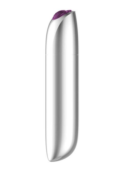 Stymulator-Rechargeable Powerful Bullet Vibrator USB 20 Functions - Silver B - Series Magic Stymulator-Rechargeable Powerful Bullet Vibrator USB 20 Functions - Silver B - Series Magic