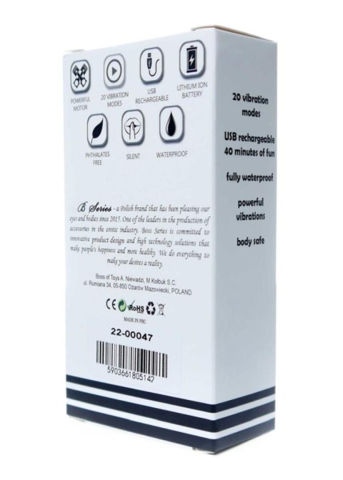 Stymulator-Rechargeable Powerful Bullet Vibrator USB 20 Functions - Silver B - Series Magic Stymulator-Rechargeable Powerful Bullet Vibrator USB 20 Functions - Silver B - Series Magic