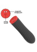 Stymulator-Rechargeable Silicone Touch Vibrator USB 10 Functions - Black B - Series Magic Stymulator-Rechargeable Silicone Touch Vibrator USB 10 Functions - Black B - Series Magic