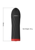 Stymulator-Rechargeable Silicone Touch Vibrator USB 10 Functions - Black B - Series Magic Stymulator-Rechargeable Silicone Touch Vibrator USB 10 Functions - Black B - Series Magic
