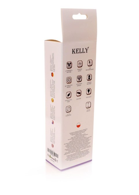 Wibrator-KELLY Purple - 12- vibrating / 8 suction functions USB B - Series Lyla Wibrator-KELLY Purple - 12- vibrating / 8 suction functions USB B - Series Lyla
