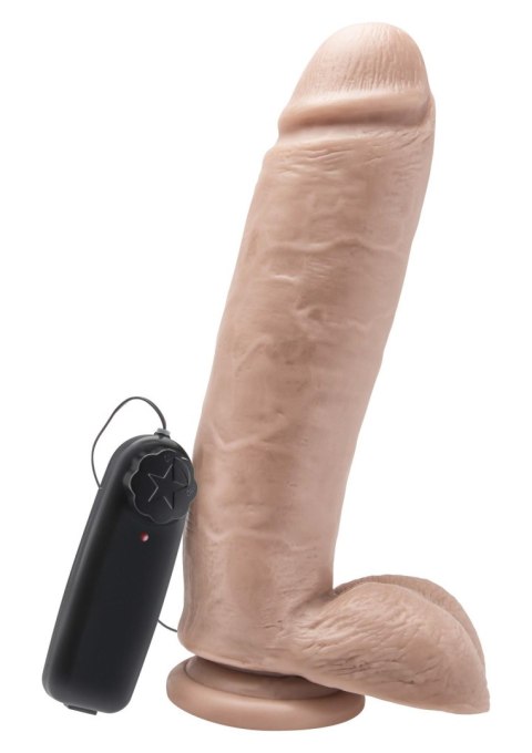 Dildo 10 in. w/ Balls Vibrator Light skin tone TOYJOY Dildo 10 in. w/ Balls Vibrator Light skin tone TOYJOY