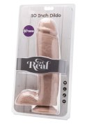 Dildo 10 in. w/ Balls Vibrator Light skin tone TOYJOY Dildo 10 in. w/ Balls Vibrator Light skin tone TOYJOY