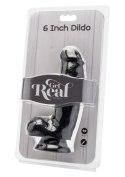 Dildo 6 inch with Balls Black TOYJOY Dildo 6 inch with Balls Black TOYJOY