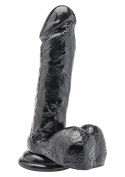 Dildo 7 inch with Balls Black TOYJOY Dildo 7 inch with Balls Black TOYJOY