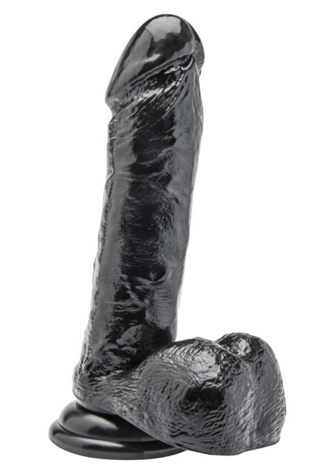 Dildo 7 inch with Balls Black TOYJOY Dildo 7 inch with Balls Black TOYJOY