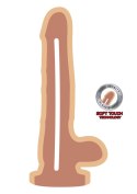 Dual Density Dildo 8inch Balls Light skin tone TOYJOY Dual Density Dildo 8inch Balls Light skin tone TOYJOY