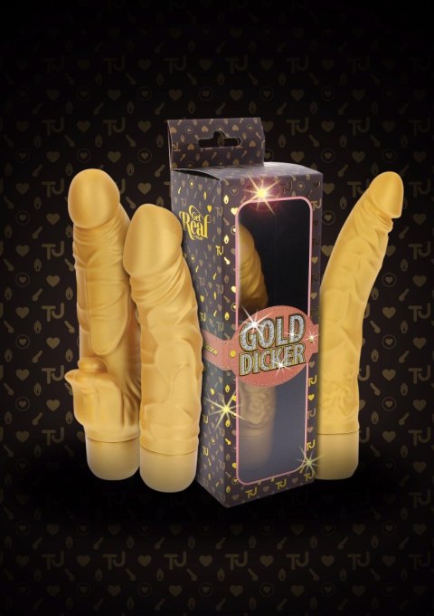 Gold Dicker Original Vibrator Gold TOYJOY Gold Dicker Original Vibrator Gold TOYJOY