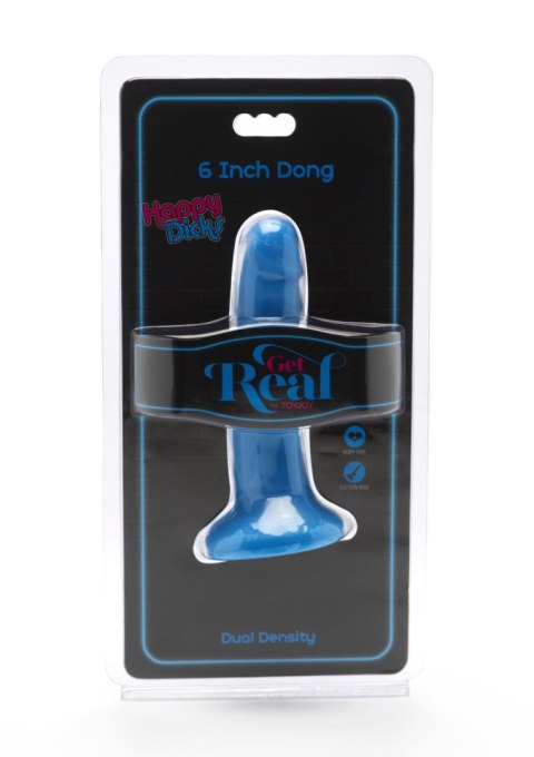 Happy Dicks Dong 6 inch Blue TOYJOY Happy Dicks Dong 6 inch Blue TOYJOY