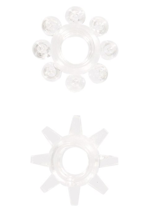 Power Stretchy Rings 2pcs Transparent TOYJOY Power Stretchy Rings 2pcs Transparent TOYJOY