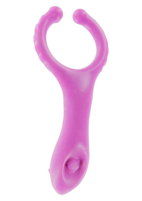 Vibrating Clit-Stim C-Ring Purple TOYJOY Vibrating Clit-Stim C-Ring Purple TOYJOY