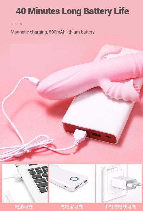 Wibrator-Ada USB -Pink B - Series Lyla Wibrator-Ada USB -Pink B - Series Lyla