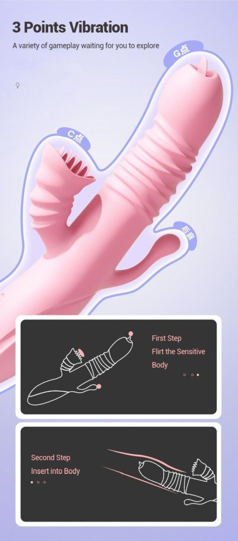 Wibrator-Ada USB -Pink B - Series Lyla Wibrator-Ada USB -Pink B - Series Lyla